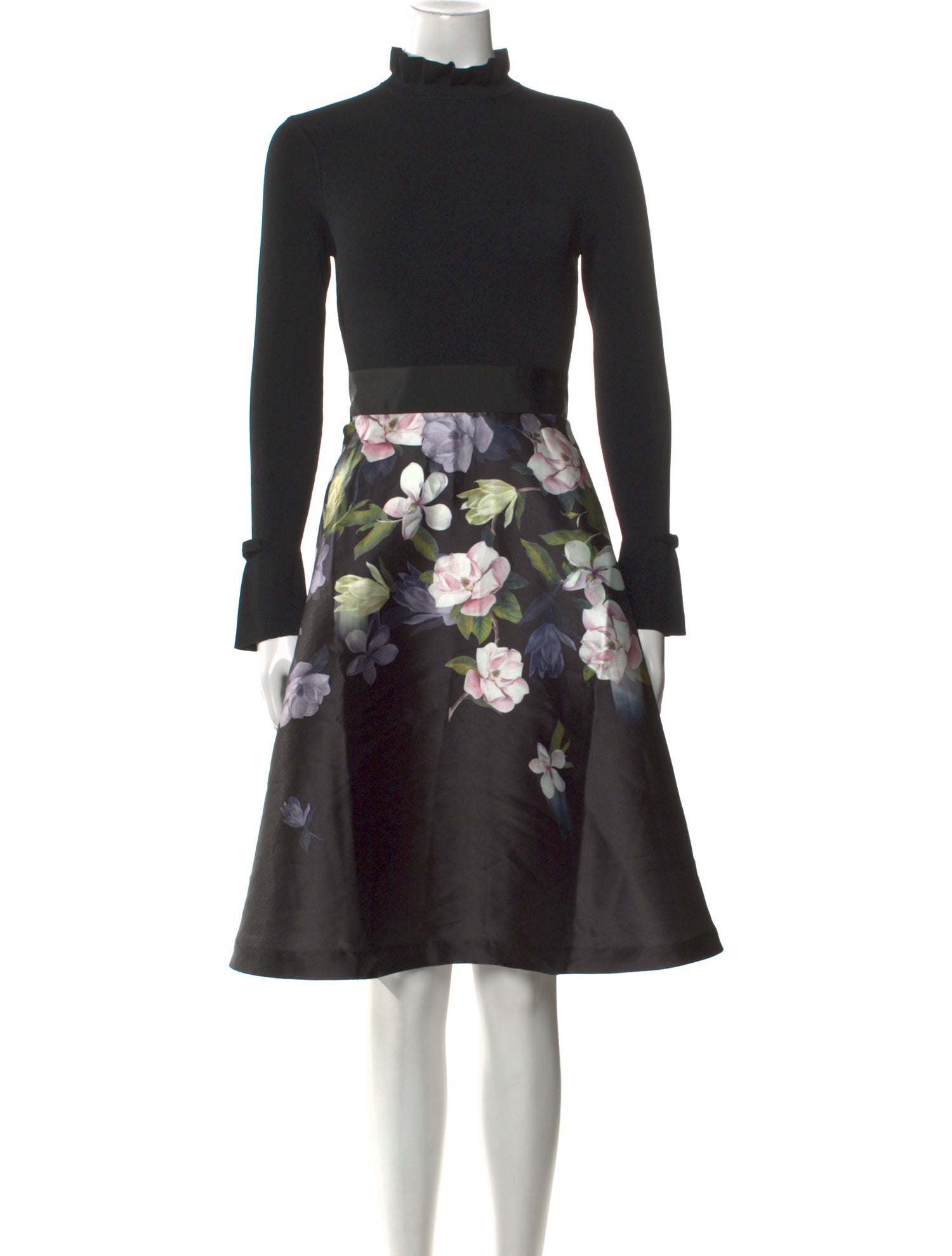 Ted Baker Floral Print Knee-Length Dress