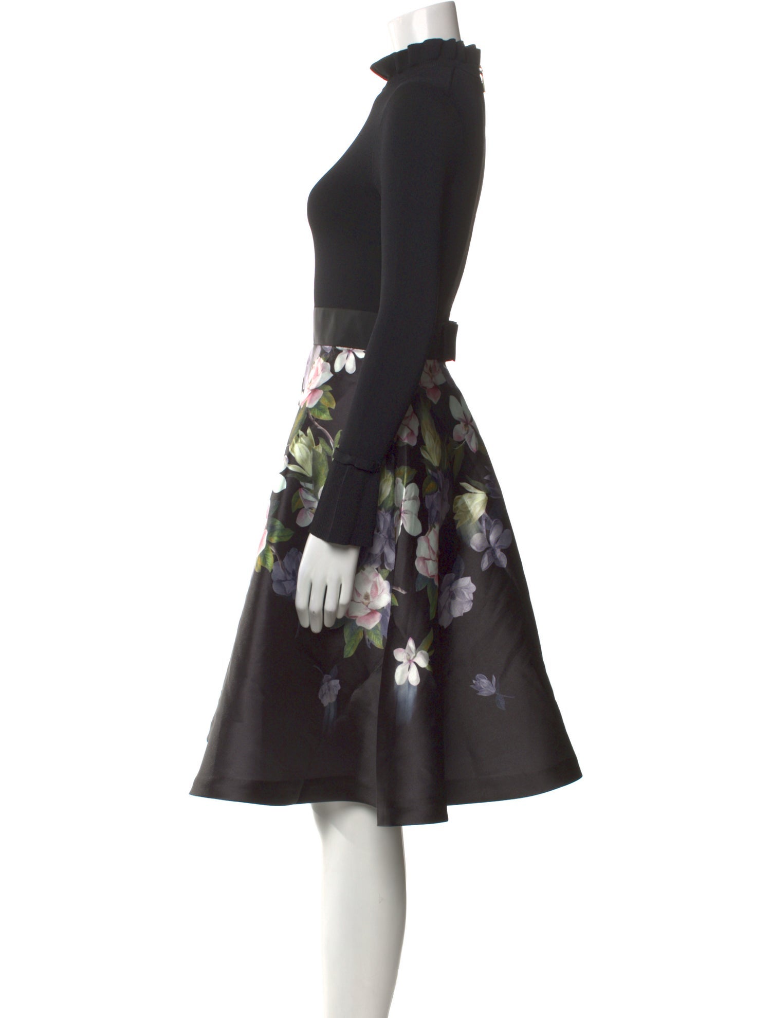 Ted Baker Floral Print Knee-Length Dress