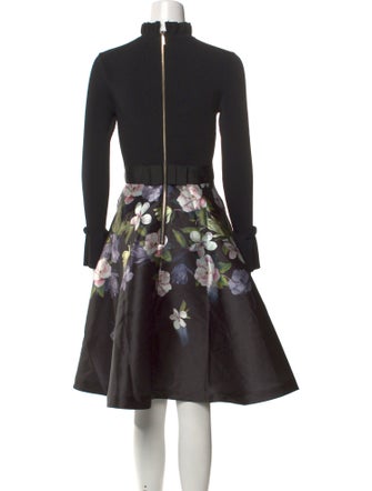 Ted Baker Floral Print Knee-Length Dress
