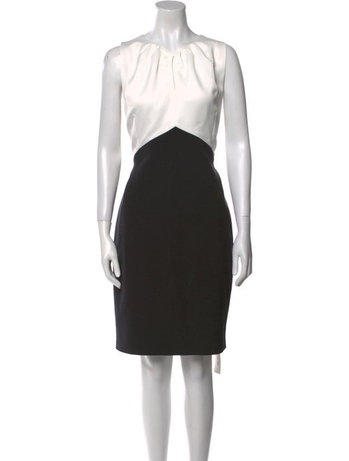 Ted Baker Colorblock Pattern Knee-Length Dress