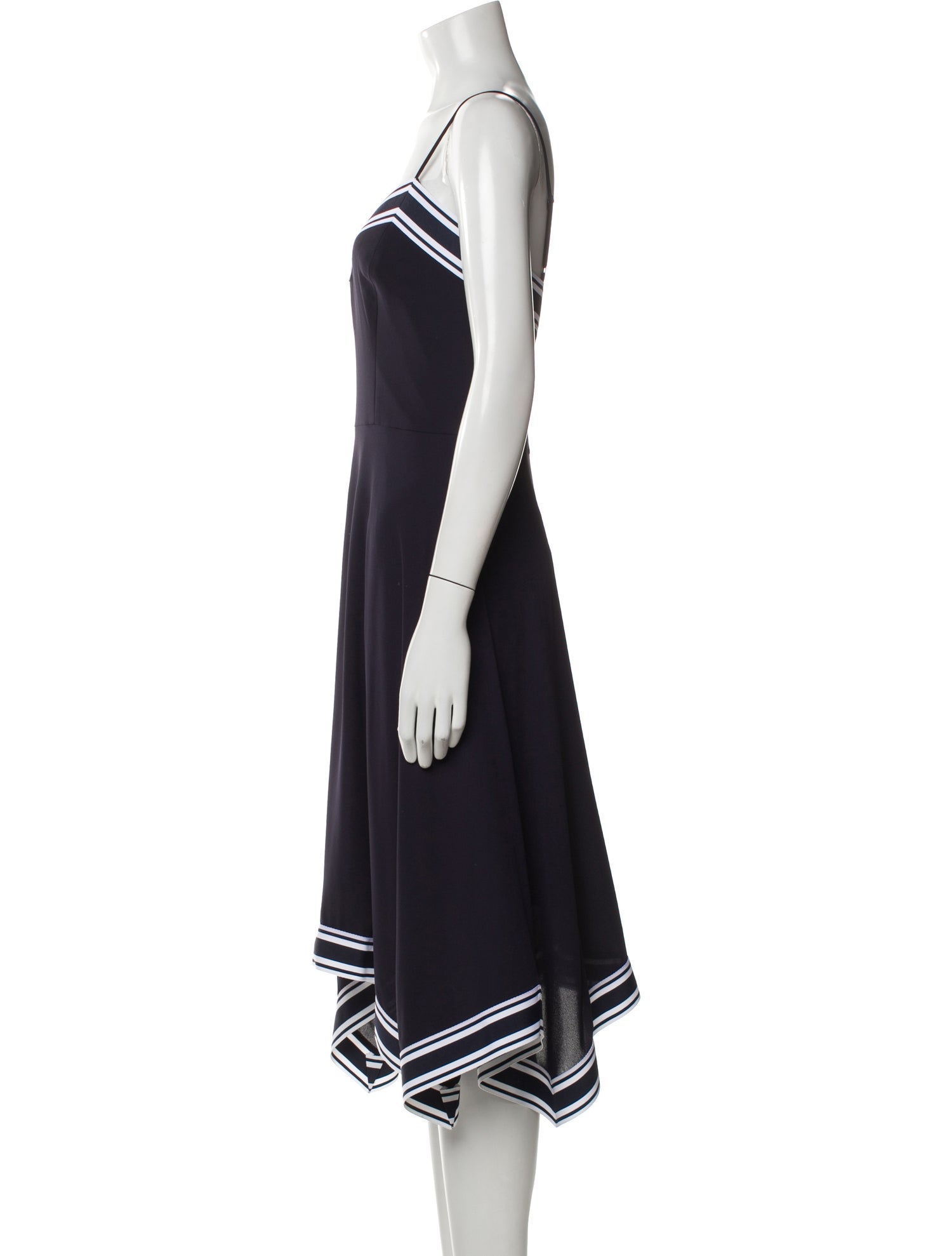 Ted Baker V-Neck Midi Length Dress