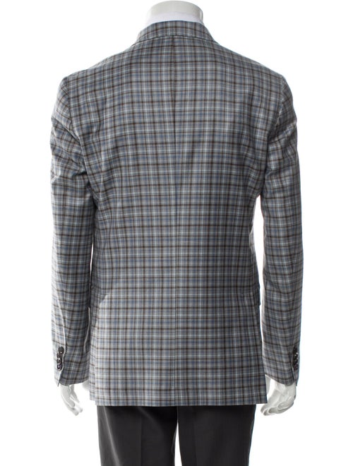 Ted Baker Wool Plaid Print Blazer