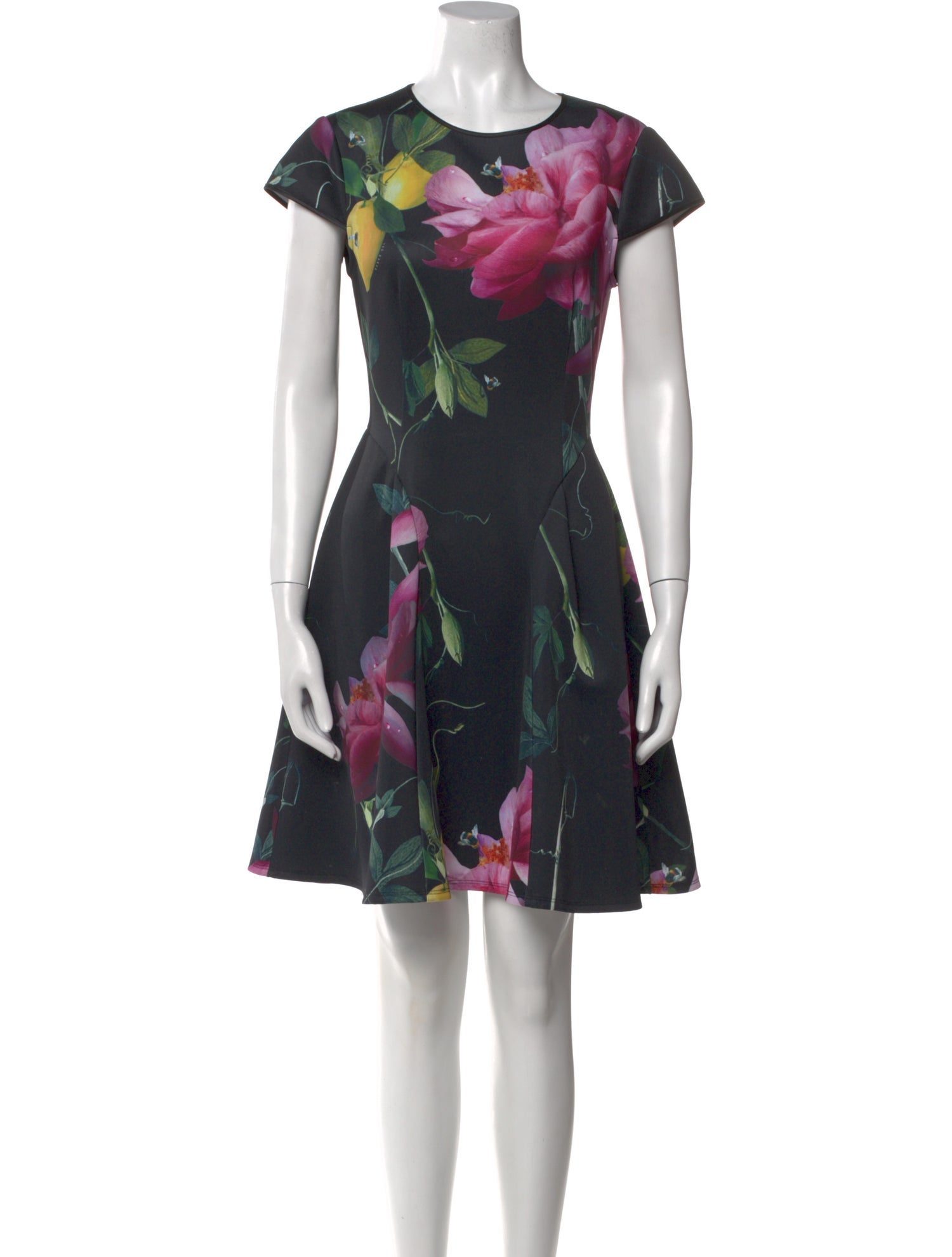 Ted Baker Floral Print Mini Dress