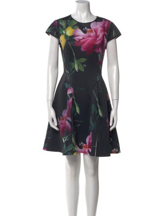 Ted Baker Floral Print Mini Dress