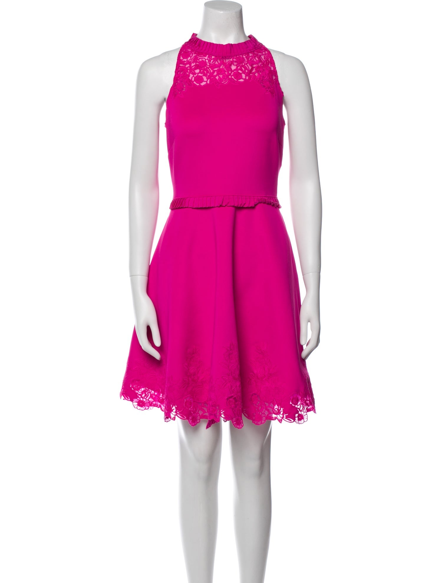 Ted Baker Mock Neck Mini Dress