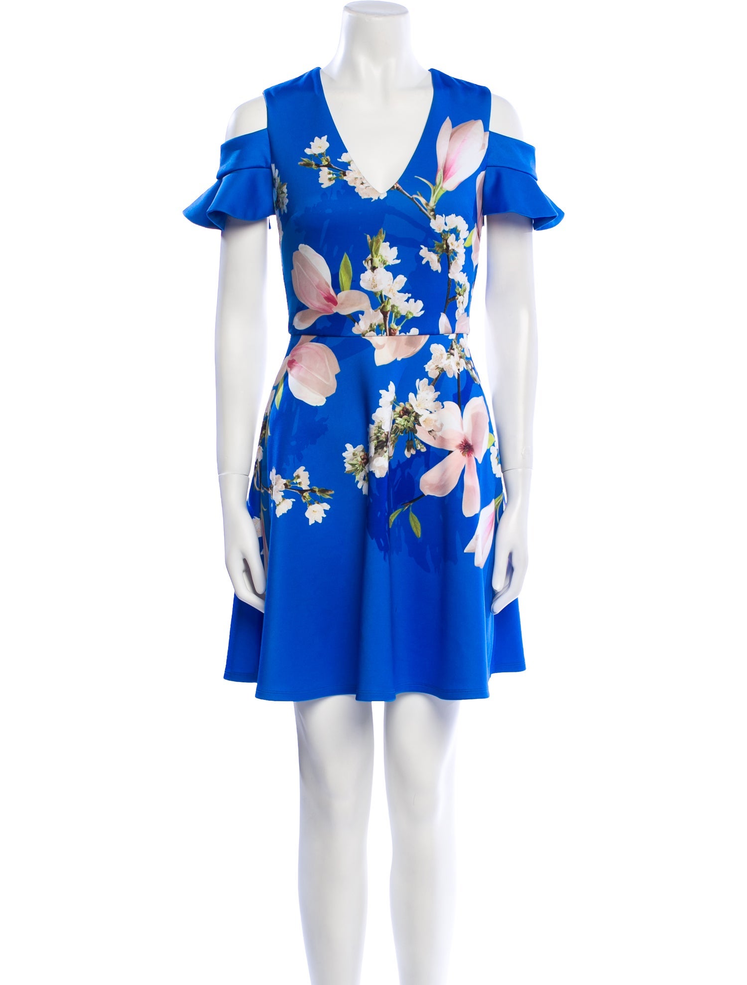 Ted Baker Floral Print Mini Dress
