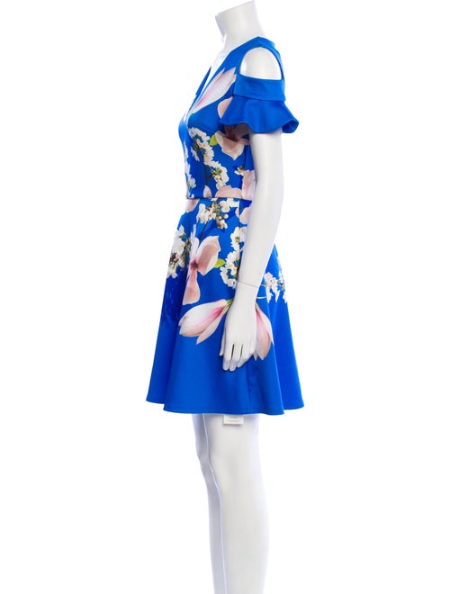 Ted Baker Floral Print Mini Dress