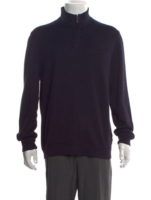 Ted Baker Mock Neck Long Sleeve Polo Sweater