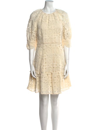 Ted Baker Lace Pattern Mini Dress