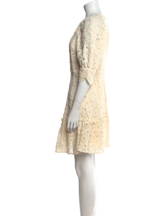 Ted Baker Lace Pattern Mini Dress