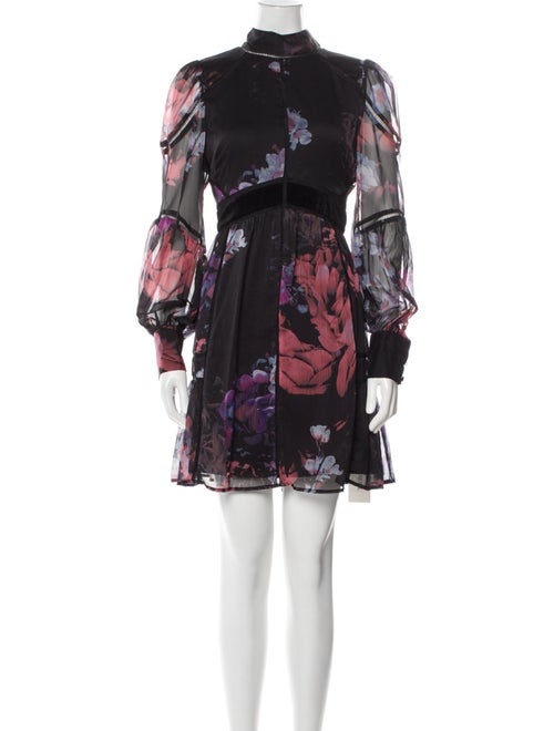Ted Baker Floral Print Mini Dress