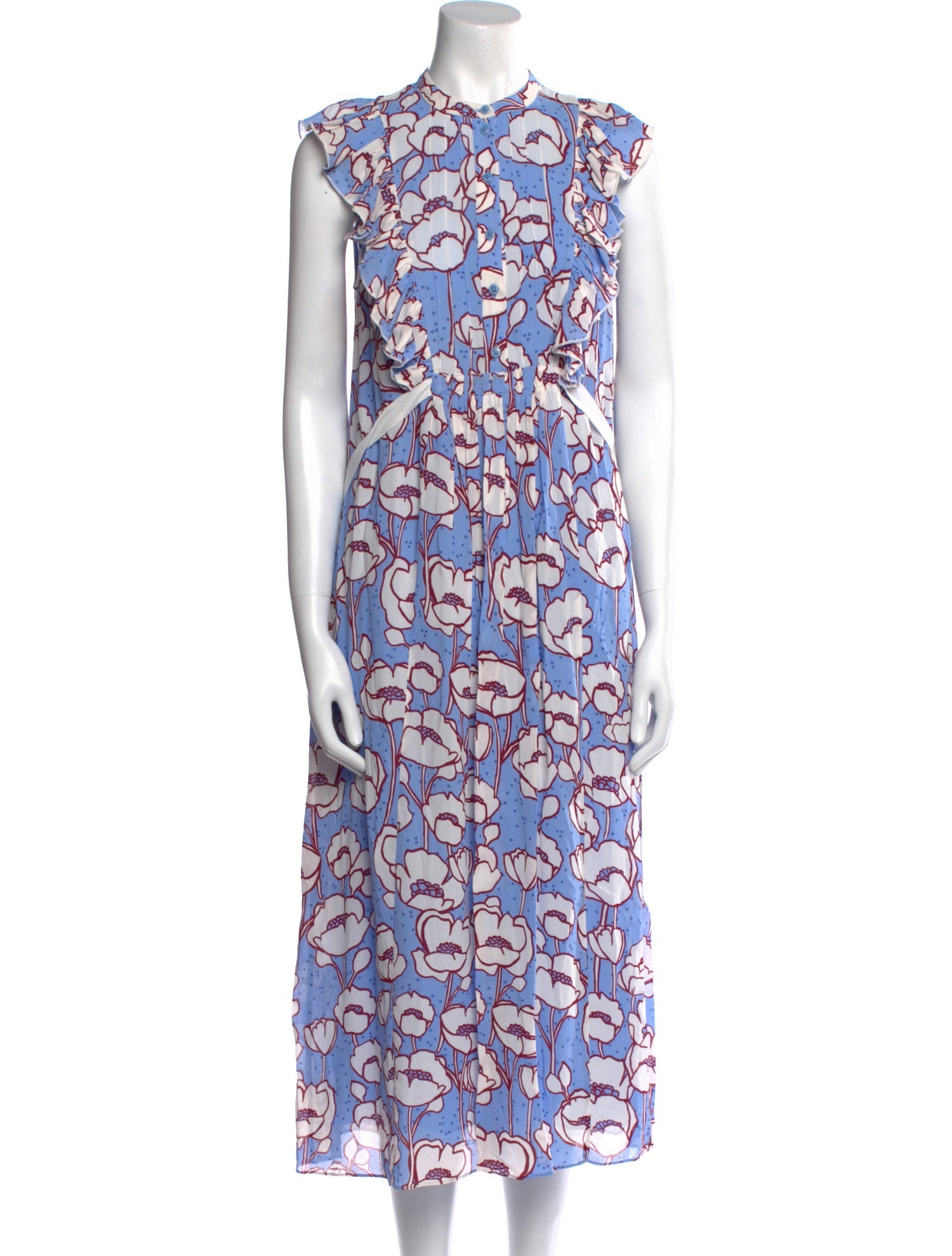 Ted Baker Floral Print Long Dress w/ Tags