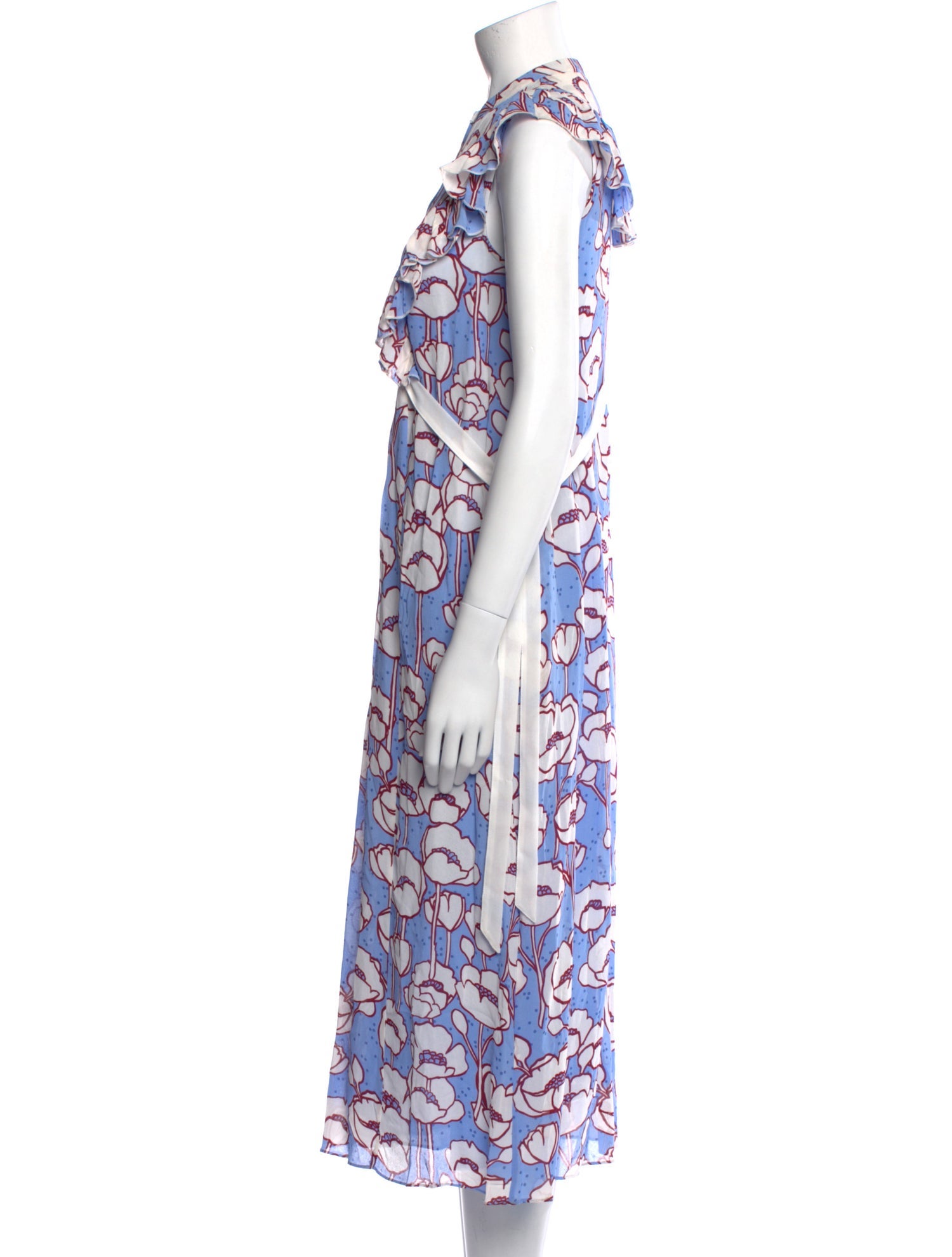 Ted Baker Floral Print Long Dress w/ Tags