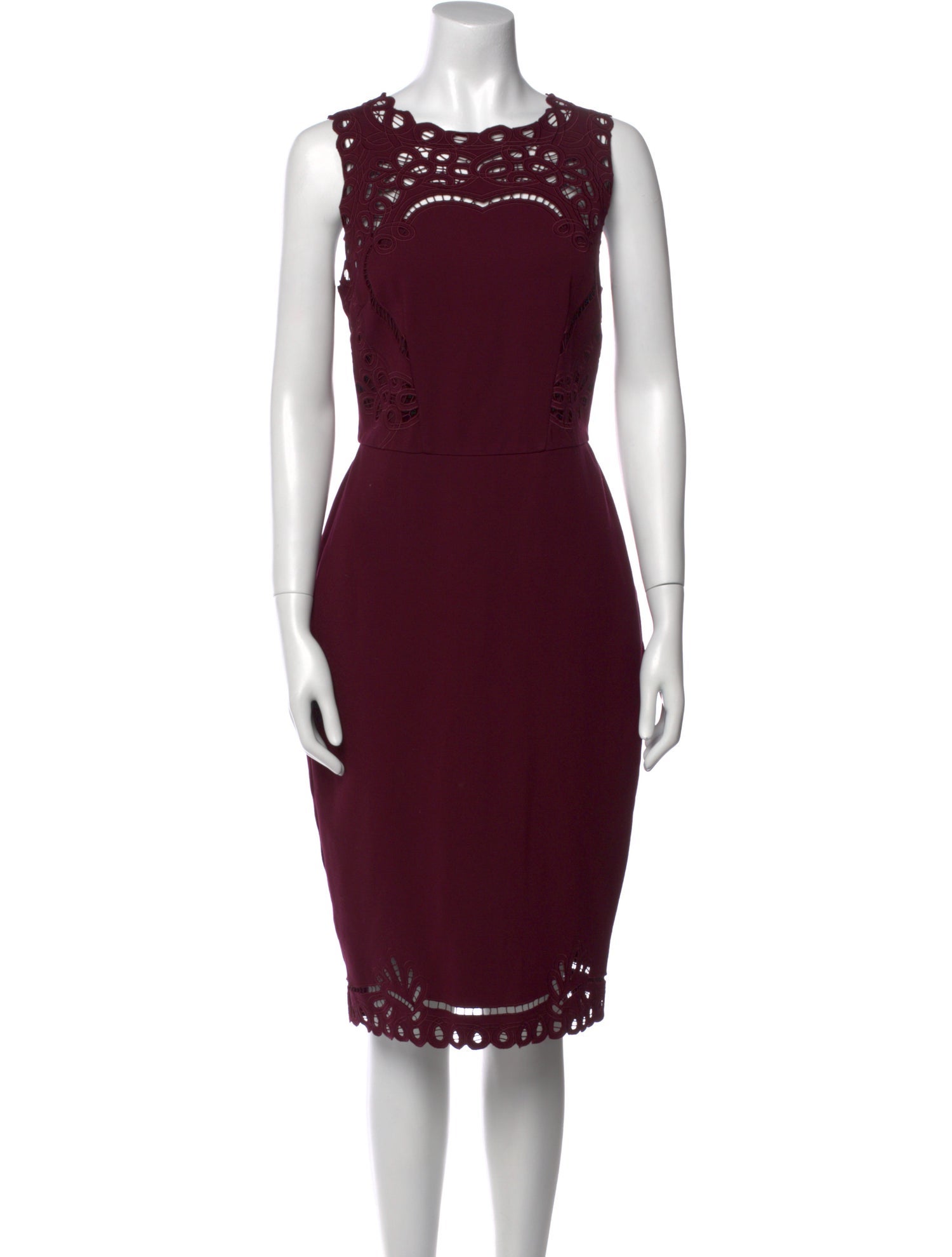 Ted Baker Scoop Neck Midi Length Dress