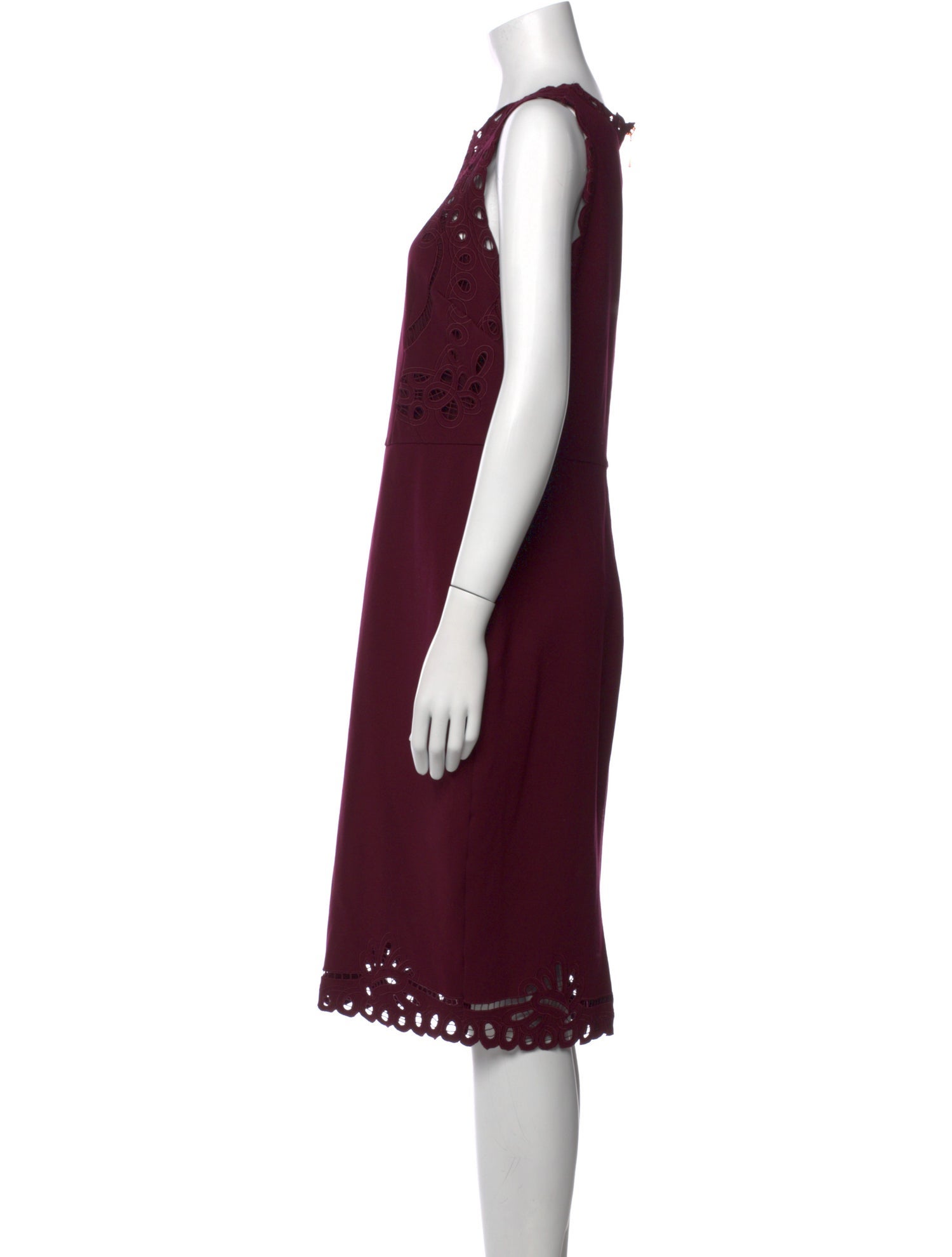 Ted Baker Scoop Neck Midi Length Dress