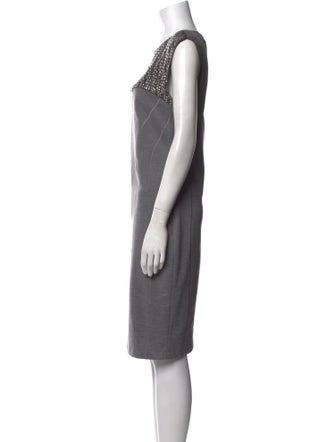 Ted Baker Crew Neck Knee-Length Dress