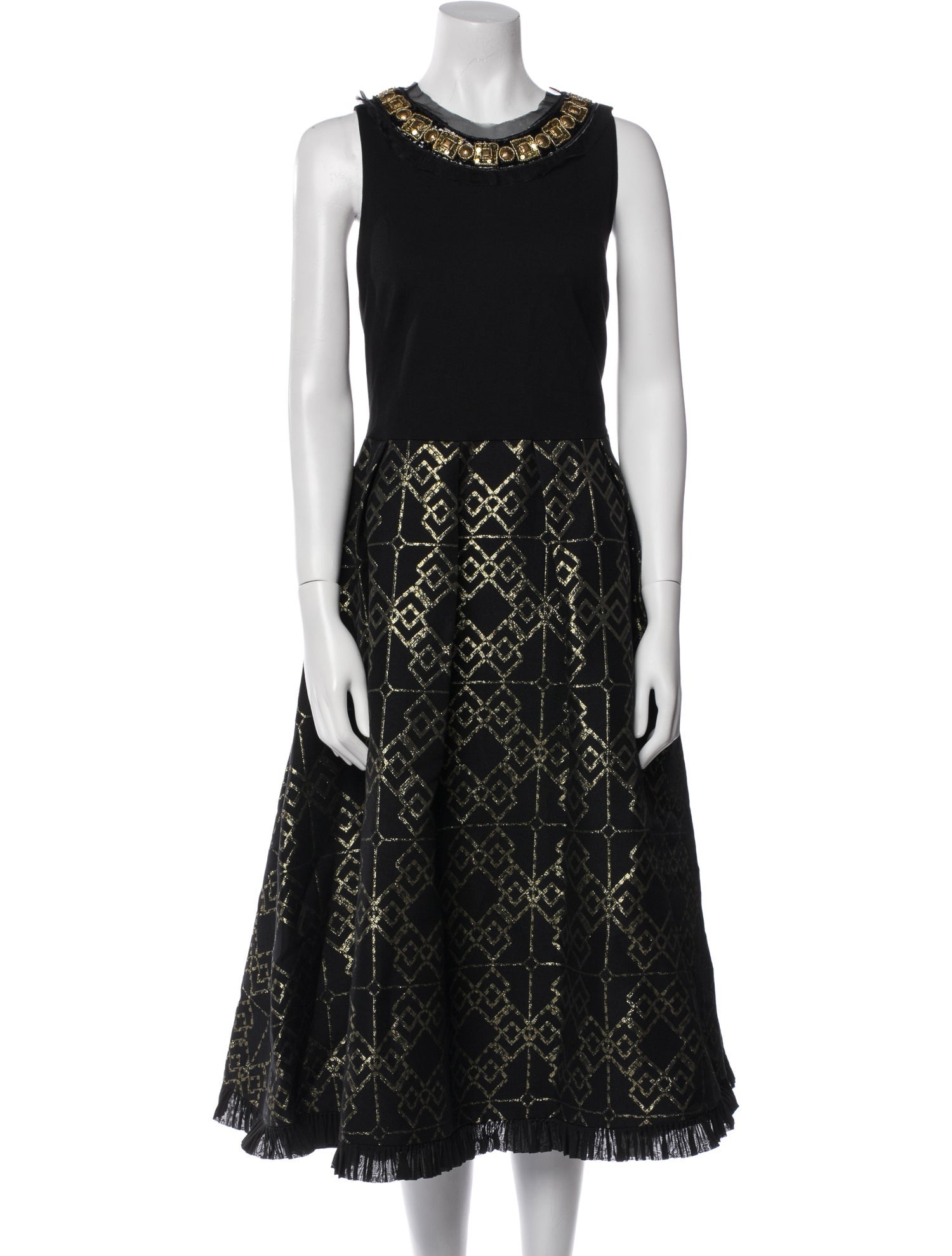 Ted Baker Lace Pattern Midi Length Dress