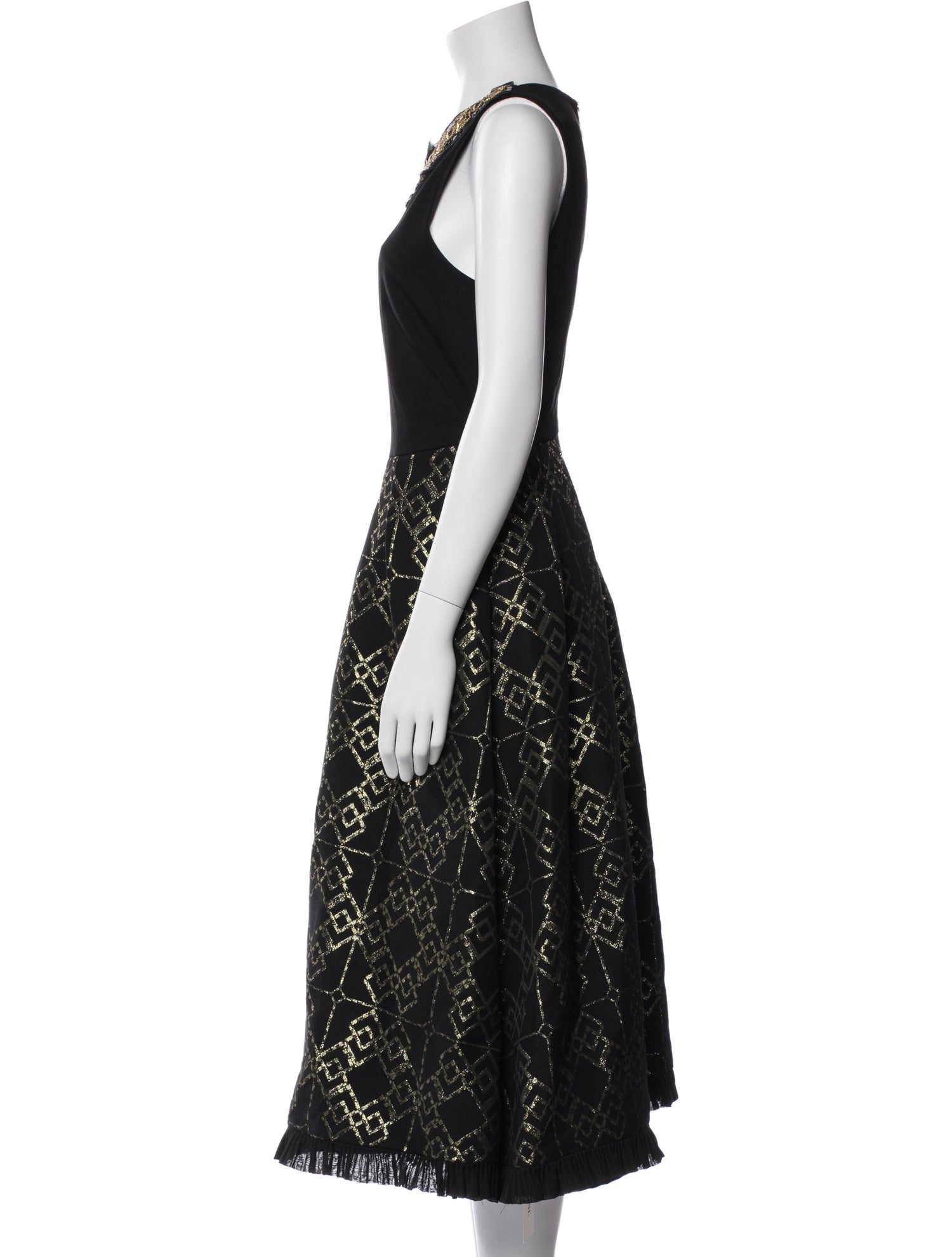 Ted Baker Lace Pattern Midi Length Dress