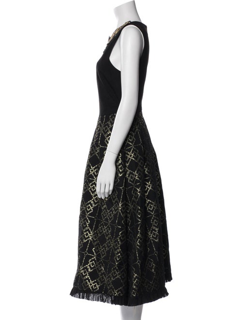 Ted Baker Lace Pattern Midi Length Dress