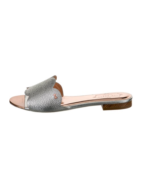 Ted Baker Leather Colorblock Pattern Slides