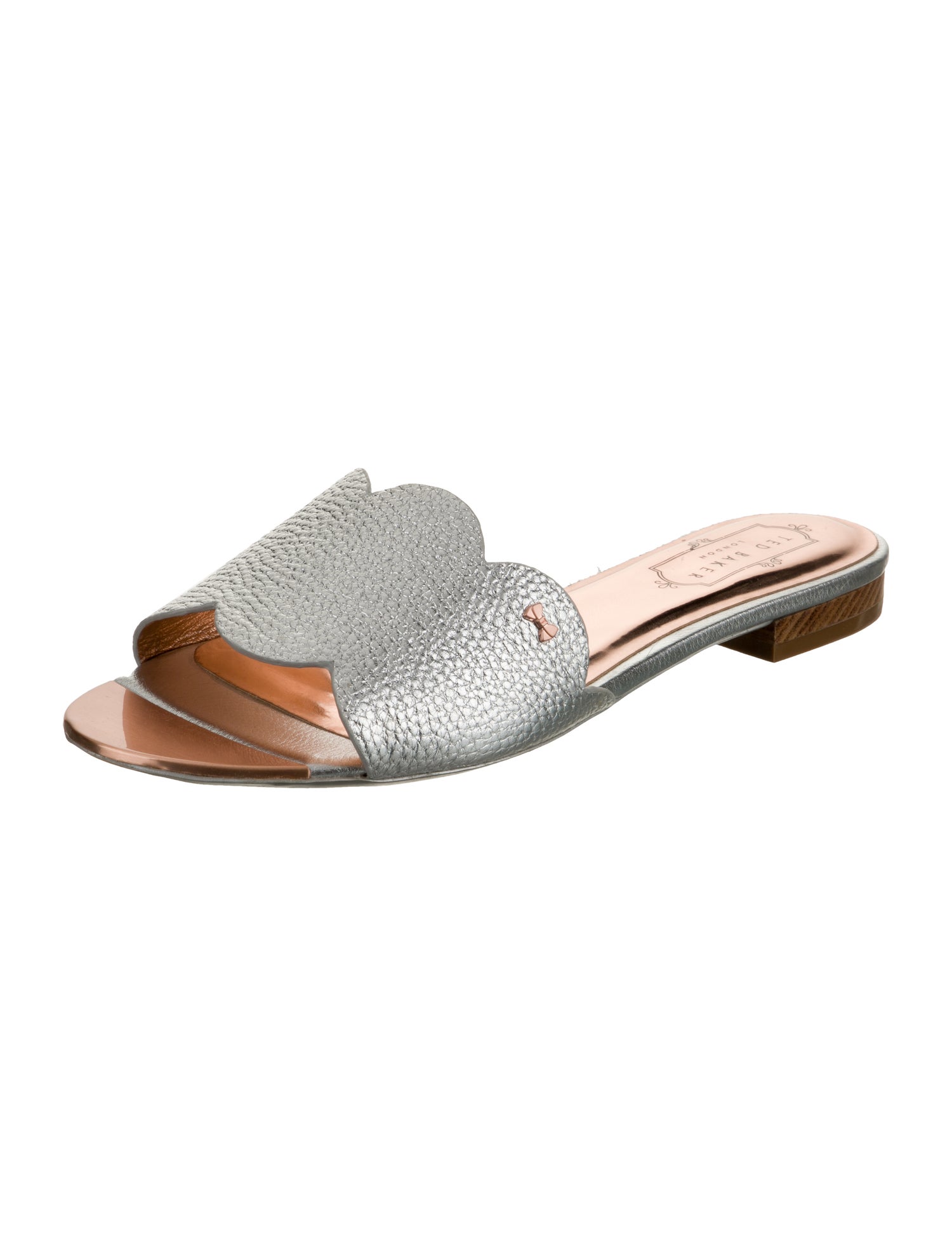 Ted Baker Leather Colorblock Pattern Slides