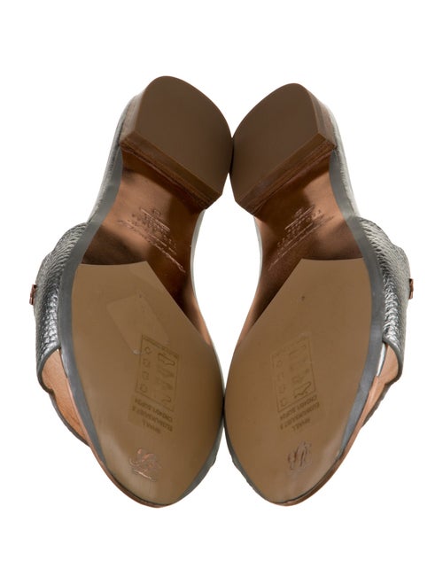 Ted Baker Leather Colorblock Pattern Slides