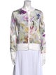 Ted Baker Floral Print Crew Neck Sweater