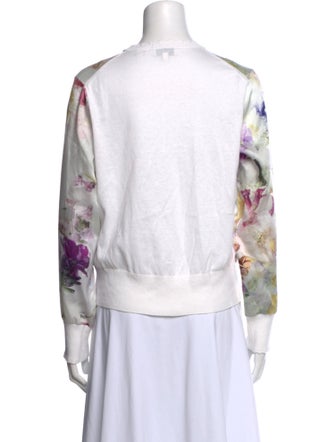 Ted Baker Floral Print Crew Neck Sweater