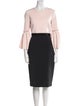 Ted Baker Crew Neck Midi Length Dress