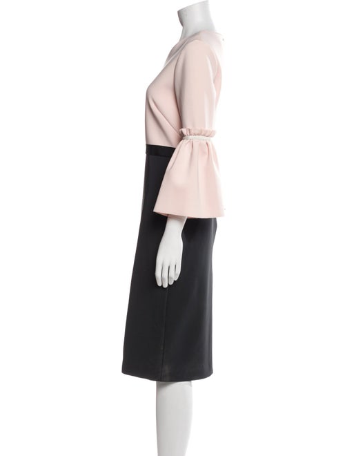 Ted Baker Crew Neck Midi Length Dress