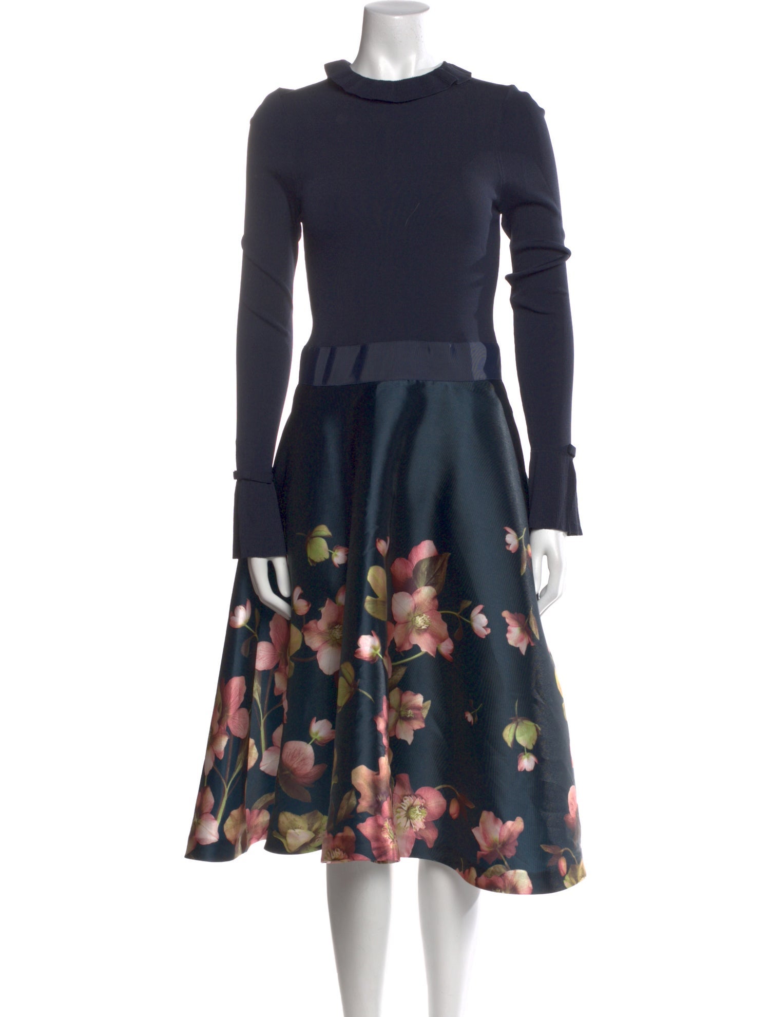 Ted Baker Floral Print Long Dress