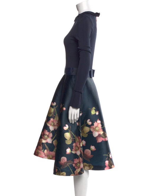 Ted Baker Floral Print Long Dress