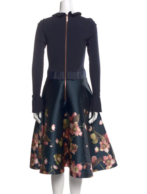 Ted Baker Floral Print Long Dress