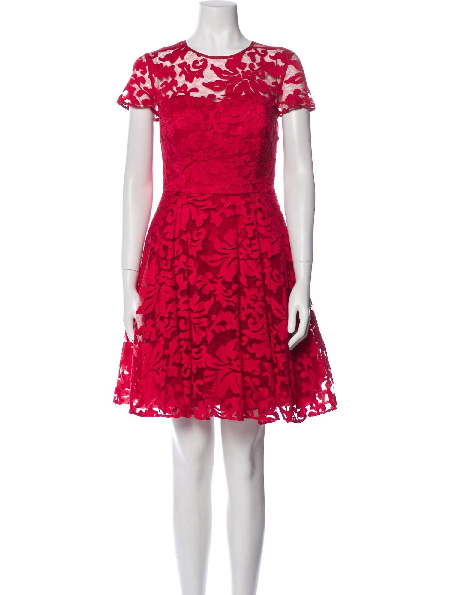 Ted Baker Lace Pattern Mini Dress