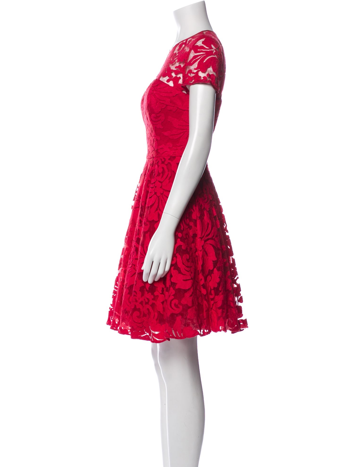 Ted Baker Lace Pattern Mini Dress