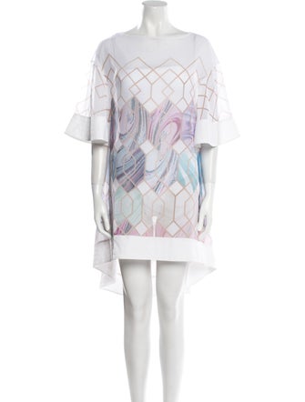 Ted Baker Printed Knee-Length Dress