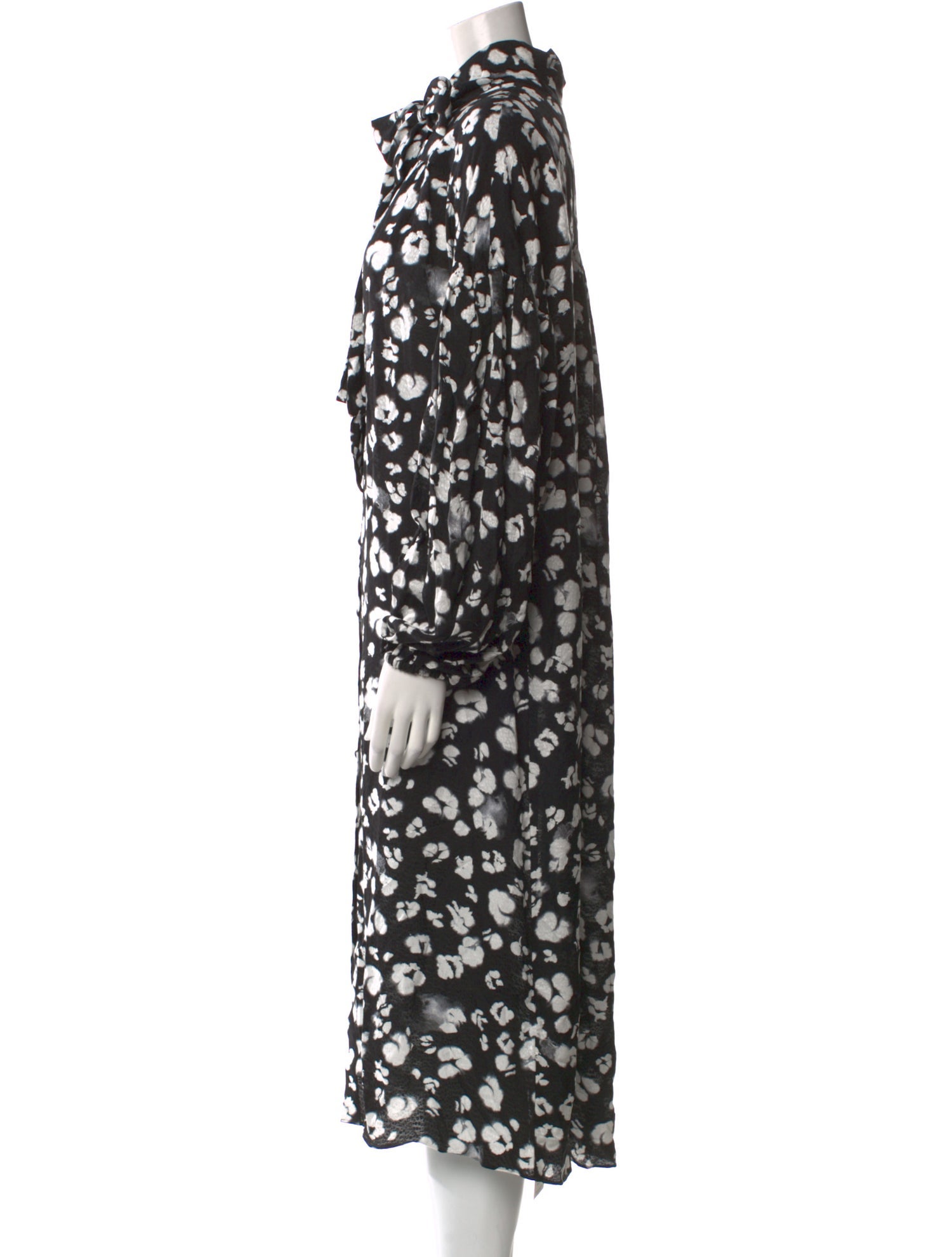 Ted Baker Floral Print Midi Length Dress w/ Tags