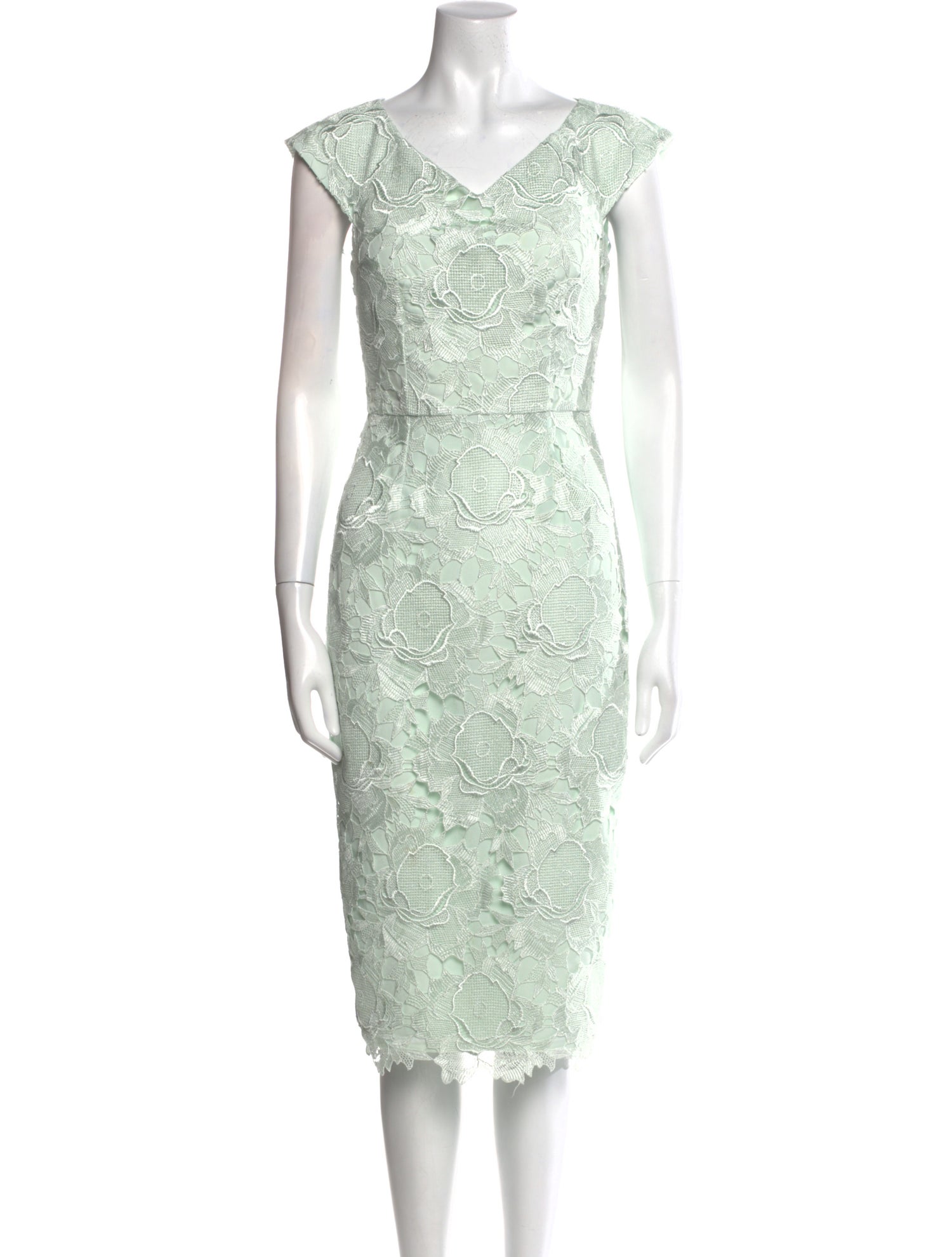 Ted Baker Lace Pattern Midi Length Dress