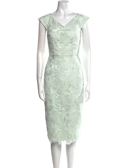 Ted Baker Lace Pattern Midi Length Dress