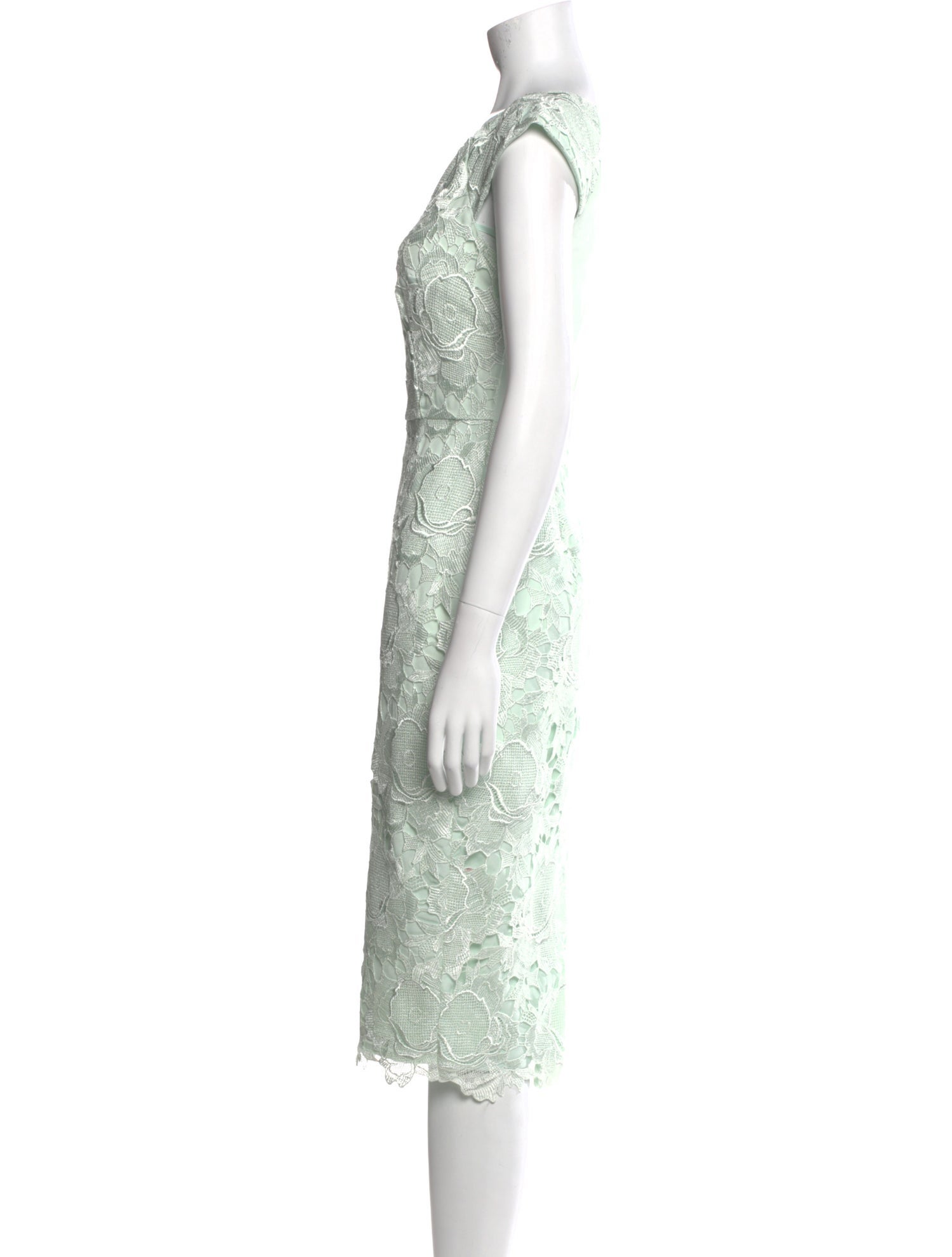 Ted Baker Lace Pattern Midi Length Dress