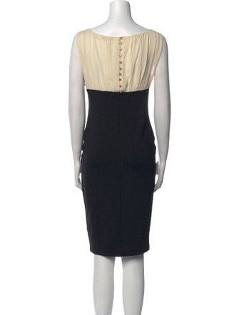 Ted Baker Colorblock Pattern Knee-Length Dress