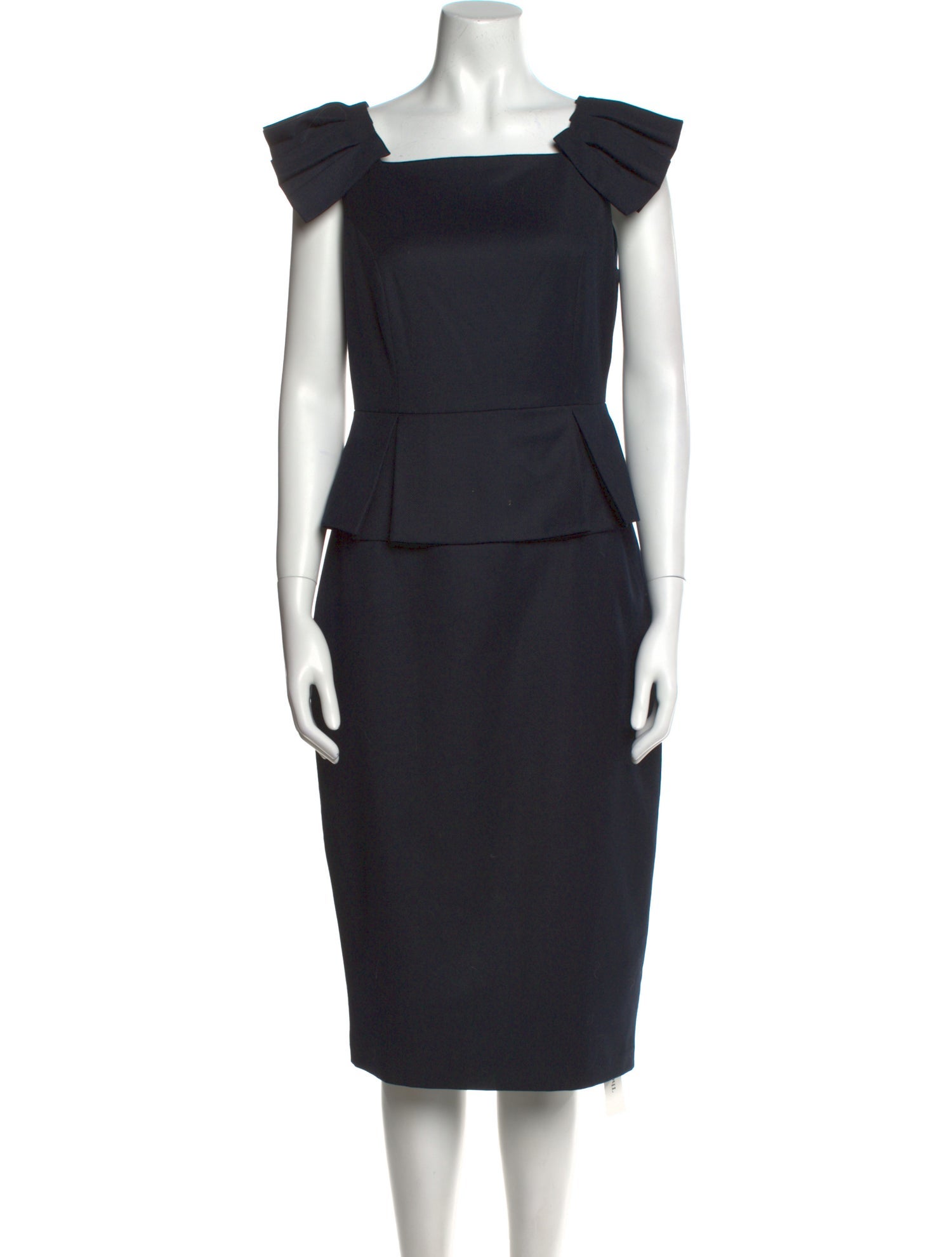 Ted Baker Square Neckline Midi Length Dress