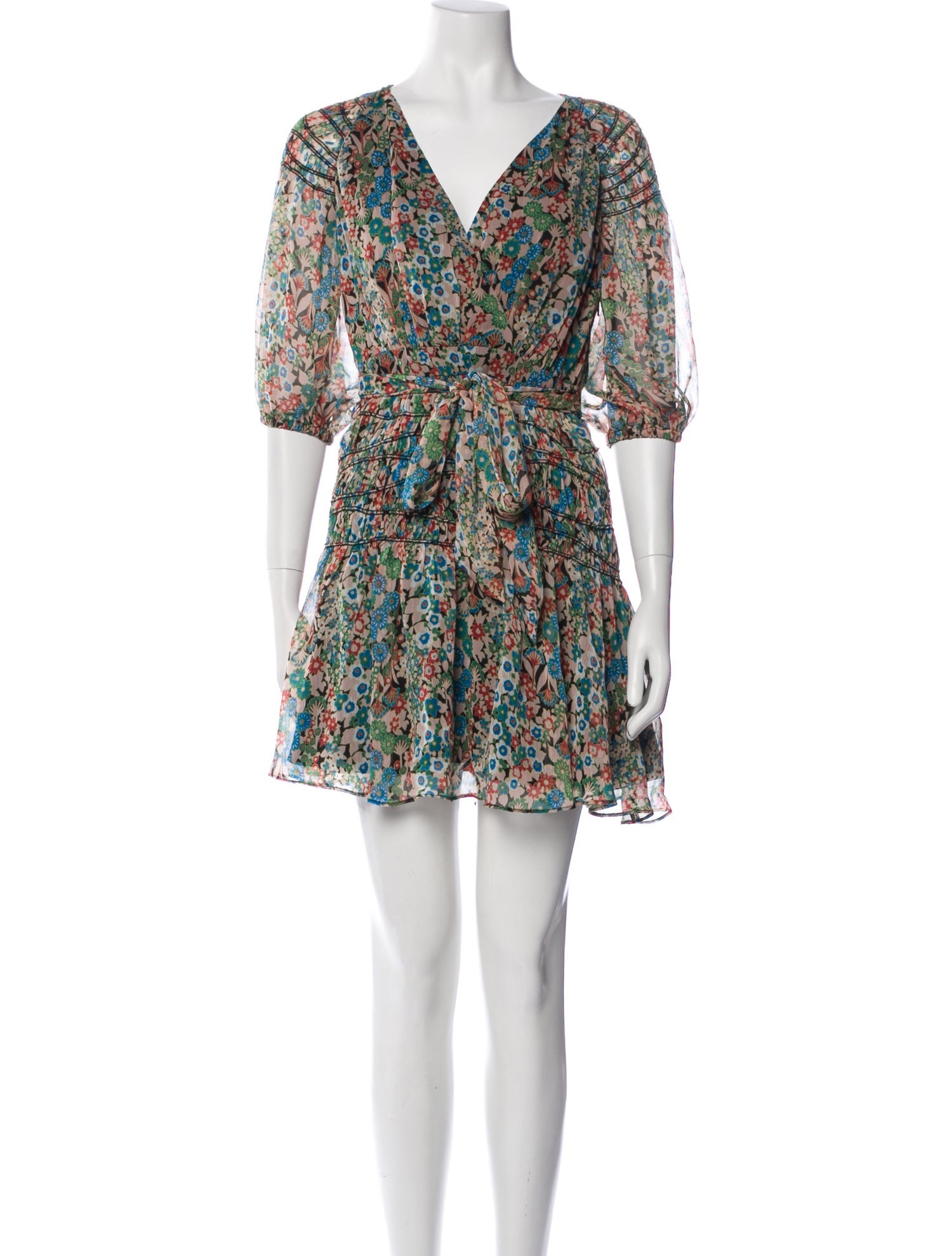 Ted Baker Floral Print Mini Dress