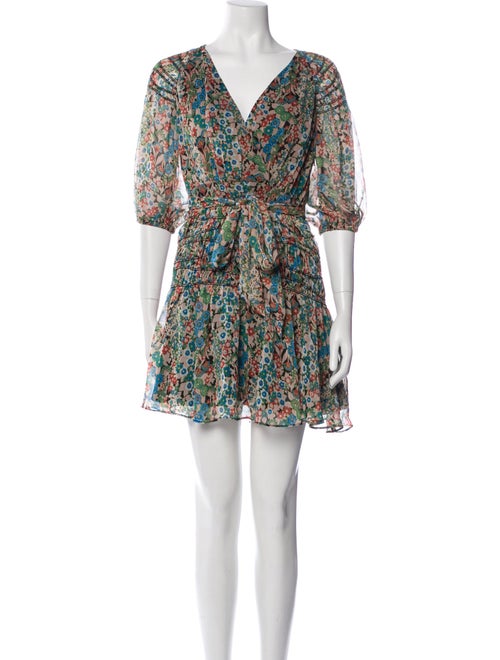 Ted Baker Floral Print Mini Dress