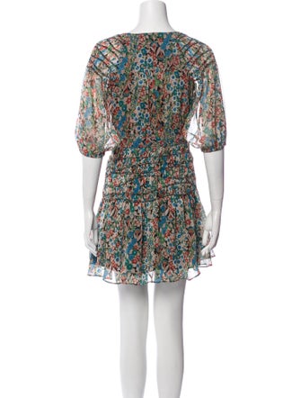 Ted Baker Floral Print Mini Dress