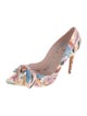 Ted Baker Floral Print Slingback Pumps
