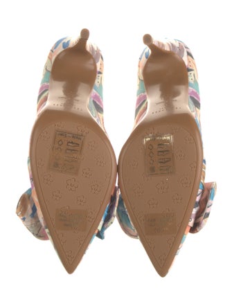 Ted Baker Floral Print Slingback Pumps