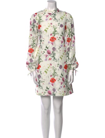 Ted Baker Floral Print Mini Dress
