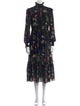 Ted Baker Floral Print Long Dress