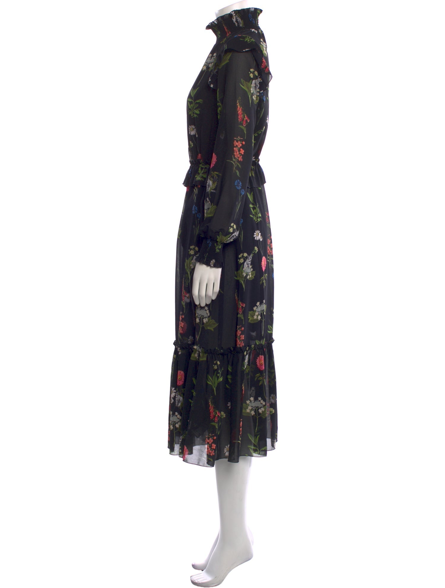Ted Baker Floral Print Long Dress